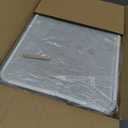 3 Tier Metal Utility Cart, Rolling Storage Cart with Wooden Tabletop, Metal Organizer Cart with Lockable Wheels for Office, Bedroom, Kitchen and Living Room (White)