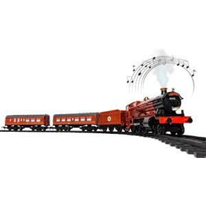 Lionel Battery-Operated Hogwarts Express Toy Train Set with Bluetooth, Locomotive, Train Cars, & Track with Authentic Train Sounds, Lights, & Water Vapor Smoke Effects for Kids 4+