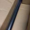Ivilon Drapery Treatment Window Curtain Rod - Square Design 1 1/8 Rod. 48 to 86 Inch. Black