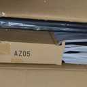 ALLZONE Tension Over The Toilet Storage Cabinet, No-Drill, Fits 92-116 in., 4-Tier