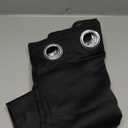 Blackout Curtains with Eyelets, Punch, Thermal Insulated, Room Darkening Curtains for Bedroom and Living Room (132x213cm / 52.0x83.9in)