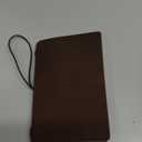 newestor Pocket Travelers Notebook, Refillable Leather Travel Journal for Men & Women, Notebook Cover for Field Notes, Moleskine Small 3.5 x 5.5 Inches, Brown