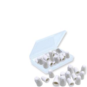 30 Pack Ceramic Wire Connector,High-Temp Screw Wire Connector,Twist Caps for High Temperature Repairs,18-8 AWG Ceramic Wire Nuts (Small)