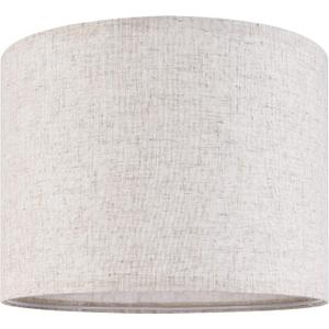 GO&SO Natural Linen Medium Drum Lamp Shades 13" Top x 13" Bottom x 10" High (Spider) Modern Beige Gray Lampshade for Table Lamps Bedside Lamps -Assembly Required - By GO&SO
