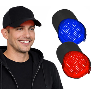 LLLT Laser Hair Growth Cap for Men & Women FDA Cleared, 650nm Laser Therapy Hair Regrowth Cap for Hair Loss & Thinning Hair, Rechargeable Hands-Free Scalp Treatment Device
