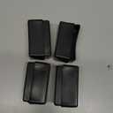 (8 PCS) 2x4 Wood Post Rubber End Caps (1.57" x 3.15")  Waterproof and Weather-Resistant Rubber Caps for Table Legs, Chair Legs, Armrests, and Outdoor Lumber Posts (Black)