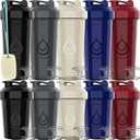 Diliqua 10 PACK- Shaker Bottles with Wire Whisks for Protein Mixes | Leakproof Blender Shaker Bottle Pack | BPA-Free & Dishwasher Safe | 5 Large 28 oz & 5 Small 20 oz Shaker Bottle | Cups for Shakes