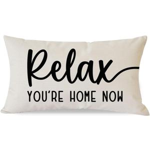 PANDICORN Decorative Throw Pillow Covers 12x20 Inch Relax Home Natural Outdoor Rustic Farmhouse Lumbar Pillow Decorative Throw Pillows Cases Cushion Covers Decorations for Porch Room Couch Sofa Decor