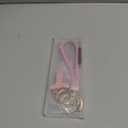 HAISWET Pu Letter Letter T Keychains for Women Initial Key Ring Crystal Pink Keychain Accessories