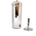 KERAM coffee filters indian style-drip coffee maker 400 ml(13.52 Oz) 8-12 cup-coffee bar accessories-madras coffee filter-dripper camping-hiking reusable/permanent slow metal filter pour over dripper