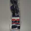 For Bare Feet Mens NFL New England Patriots Black Rave Crew Sock Large