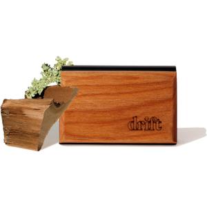 Drift Car Air Freshener - The Original Wood Air Freshener - Car Odor Eliminator - Long Lasting Scent - Auto Accessories - Metal Clip - Essential Oils - Clean Ingredients - Teak Scent Starter Kit