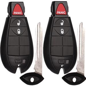 Key Fob FOBIK Keyless Remote Replacement Fits for Dodge Ram 1500 2500 3500 2009-2012 Charger Challenger Durango Journey Grand Caravan Jeep Grand Cherokee Commander Chrysler 300 Town Country