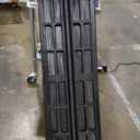 Pyle Car Vehicle Curbside Driveway Ramp - 4ft Heavy Duty Rubber Threshold Bridge Tracks Curb Ramps, 2 Pieces Set (for Car, Truck, Scooter, Bike, Motorcycle, Wheelchair Mobility), Black