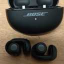 Bose Ultra Open Earbuds - Bluetooth Open Ear Earbuds with OpenAudio for Awareness, Clip-On Design for Comfort, Water Resistant, Up to 48 Hrs of Playtime, Black