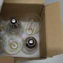 Brightever Dimmable Amber Light Bulbs 60 Watt Equivalent, 2200K Warm Light Vintage LED Edison Bulbs, 850LM, 90+CRI, 7W ST58 E26 LED Bulb, Clear Glass Antique Decorative Lights Bulb for Room, 6-Pack