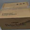 CAROTE 19pcs Pots and Pans Non Stick, Cookware Sets Detachable Handle, Induction Kitchen Pots and Pans,NonStick Cooking Set, Oven/Dishwasher/Fridge Safe, Space Saving (Black)