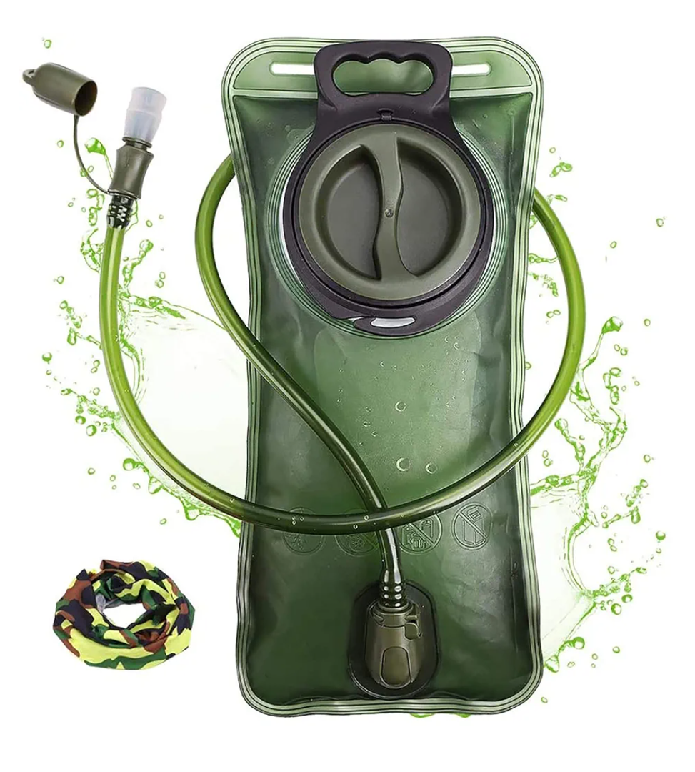 Hydration Bladder, 1.5-2-3L Water Bladder for Hiking Backpack, BPA-Free Leak Proof Water Reservoir Storage Bag, Water Pouch Hydration Pack for Camping Cycling Running
Amazon's