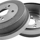 Rear Left & Right Disc Brake Drums Set Compatible with 1992-2001 Camry | & 1999-2001 Solara 2.2L L4 3.0L V6, Replace# BD3534 4243106010 4243133020
