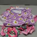 4PCS/Pack Dog Dresses Shirts Pink for Small Dogs Girl Female Purple Red Puppies Doggies Kittens Skirts Spring Summer Clothes Pet Apparel Cat Sundress Stretchable Outfit S