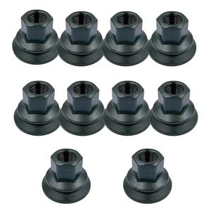 LLYZFED 611-936 6509424AA Wheel Nut Fit for Dodge Ram 3500 4000 4500 5500 2012-2022, M14-1.5 Flange - 22mm Hex, 28.5mm Length, Medium, Pack of 10pcs