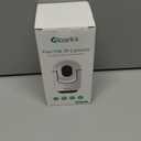 Cloarks 2K Pan/Tilt Security Camera, WiFi Indoor Camera for Home Security with AI Motion Detection, Baby/Pet Camera with Phone App, Color Night Vision, 2-Way Audio, 24/7, Siren, TF/Cloud Storage (White-2.4G)