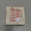 Celebritips Press On Nails - Salon U-ltimate | Clean Pink, Short Almond Nails, Reusable | 16 sizes - 32 Nails Kit with Glue and Sticky Tabs