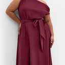 City Chic Women's Plus Size Dress - Kate Off Shoulder Midi (Red, L)