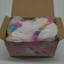 KMUYSL Toys for Girls Ages 3 4 5 6 7 8+ Years - Unicorn Mommy Stuffed Animal with 4 Baby Unicorns in Her Tummy, Soft Unicorn Plush Toys Set, Christmas Birthday Gifts for Baby, Toddler, Kids