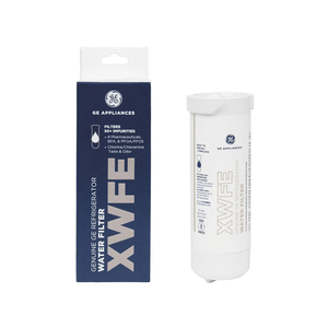 GE XWFE Refrigerator Water Filter, Genuine Replacement Filter, Certified to Reduce Lead, Sulfur, and 50+ Other Impurities, Replace Every 6 Months for Best Results, Pack of 1