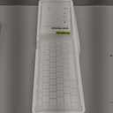 seenda Wireless Bluetooth Keyboard and Mouse Combo, SKM643 Rechargeable Slim Quiet Keyboard Mouse, 3 MultiDevice Connection, Compatible for Windows, Mac, MacBook, iPad, Tablet, White Silver