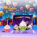 3D Popup Happy Birthday Card | Musical Lights Up Greeting Cards | Blow Out the Candle| Candle Cake Pop Up Card | Plays Happy Birthday Song | Perfect for Women, Men, Kids & Loved Ones