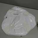 PATIKIL 12 Inch Heart Dream Catcher Rings, 6 Pcs Plastic Macrame Wreath Floral Ring Hoop for Home Car DIY Craft Wedding Wall Hanging Decorations, White