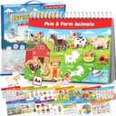 Montessori Busy Book Toys for Toddlers - Preschool Learning Activities Book | Pre-Assembled Educational Books for Kids Ages 3+ | Autism Sensory Toddler Toy | Birthdays Christmas Travel Gifts for Kids