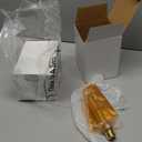 Meonum Decorative Light, Ice Style Shaped E26 LED Bulb, Dimmable 3.5W 2200K Soft Warm Vintage Edison Light, with Virtual Filament Acrylic Inner Pillar Bulb (2 Pack)