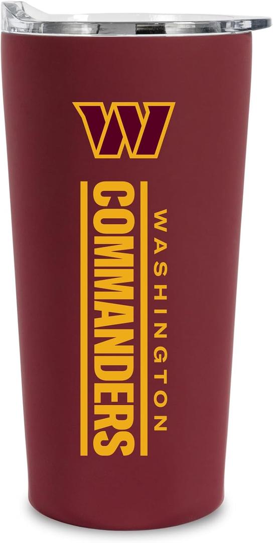 Rico Industries NFL Football Soft Touch, Easy Grip Tumbler