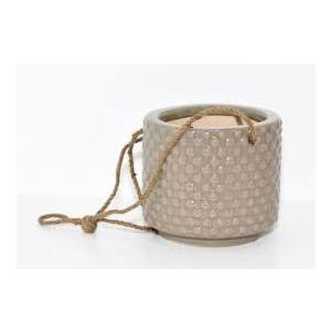 Hanging Planter Mosaic Garden Pot Small Flower Pot for Indoor Plant Disco Ball Hanging Planter with Drainage Sliver