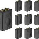 VCE HDMI Coupler 10-Pack, HDMI Female to Female Connector Adapter 3D 4K 1080P HDMI Cable Extender Compatible with Roku TV Stick Chromecast, Switch, Xbox One, PS4 PS3, PC and More