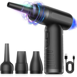 Compressed air Duster4 Gear Adjustable 100000RPM Electric air Duster, Cordless air Blower for Laptop, Keyboard, Electronics, Replaces Compressed Air Can