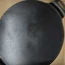 Lodge Seasoned Cast Iron Pizza Pan - Pre-Seasoned, Round Pizza Pan with Dual Assist Handles - Even Heat Distribution- PFAS-Free, Non-Toxic Cookware - Oven Safe - 15 Inch