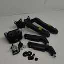 HUANUO Dual Monitor Stand - Full Adjustable Monitor Desk Mount Swivel Vesa Bracket with C Clamp, Grommet Mounting Base for 13 to 32 Inch Computer Screens - Each Arm Holds 4.4 to 19.8lbs