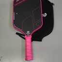 AKS Performance Series Pickleball Paddles - Toray T700 Raw Carbon Fiber Pickleball Paddle with Physical Friction Surface, 16mm Powerful Polymer Core, Good Control & Spin Shots, USAPA Approved (Pink)