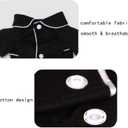 3 Pack Dog Pajamas Pet Two-Legged Sleepwear Shirt Set Soft Cat Loungewear for All Year Round Black Pink Blue XS