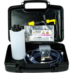 Phoenix Systems V-5 Reverse Brake and Clutch Bleeder (Includes Bottle, Hard Case and 5 Pack Test Strips), One Person, Fits All Makes and Models