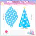 24 Pcs Party Hats with Pom Poms Birthday Cone Hats for Adults Colorful Pastel Paper Birthday Photo Props Headwear Decorations for Celebration Bridal Wedding Party Supplies