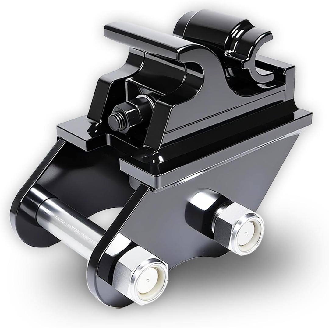 Mechanical Quick Hitch Coupler for Mini Excavators Up to3 Ton  Universal Quick Change Mini Excavators Attachment Connector Compatible with Typhon & Other Small Diggers  Includes 2 Link Pins