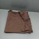 MIULEE Decorative Throw Pillow Covers Neutral Linen Fringe Throw Pillows Set of 2 Dark Coffee Boho Farmhouse Cushion Covers with Tassels for Couch Sofa Bed Living Room Spring Home Decor 20x20 Inch