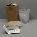 Laundry Pods Storage Container, Clear Laundry Room Organization and Storage,Detergent Powder Container,with Wooden Lids & Labels, 3+1 Pack