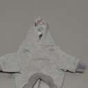 QWINEE Shark Dog Hoodie Dog Warm Jacket Coat Puppy Sweatshirt Christmas Halloween Dog Costume Cosplay Winter Dog Clothes Pet Apparel for Small Medium Dogs Cats Kitten Grey XXS