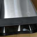 Stainless Steel TrashCan 2 Gallon, Open TrashCan, 7" x 10" x 11",